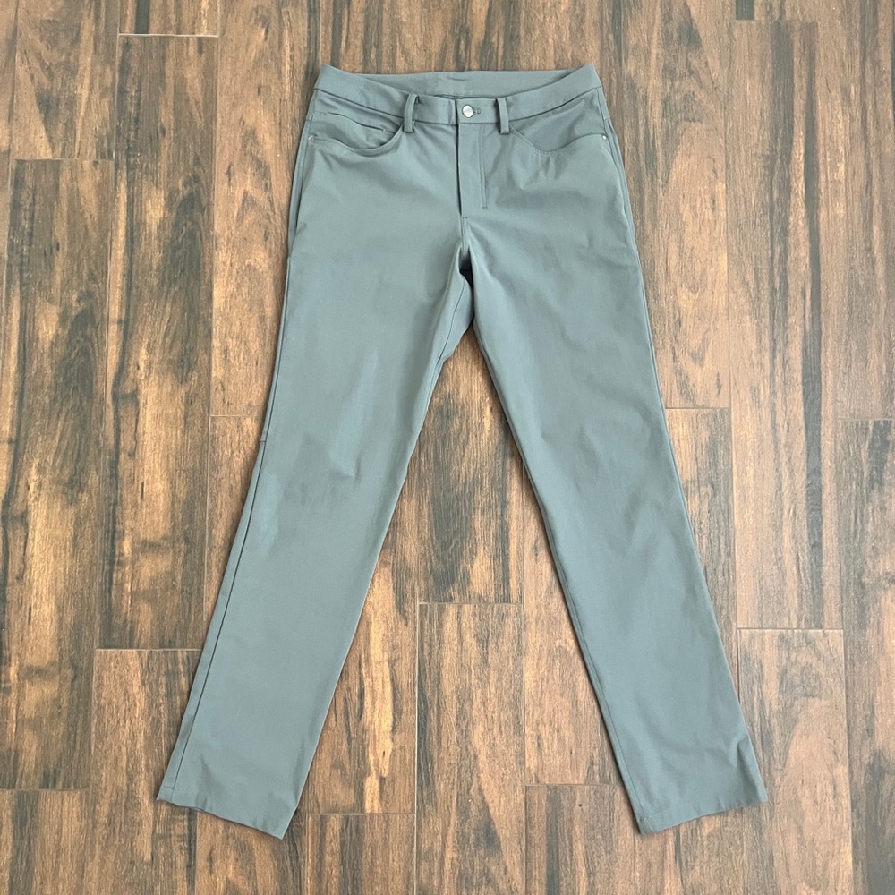 Lululemon ABC Pant Classic Fit Warpstreme Size 31 Grey Sage